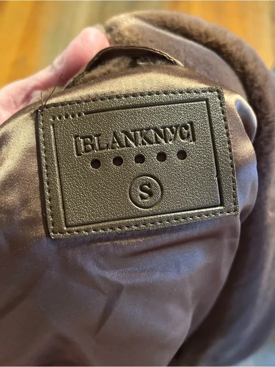 Blank NYC Women's Espresso Faux Fur Martini Jacket - Picture 4 of 13